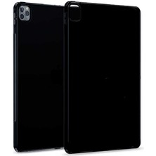 iPad Pro 12.9 Pro 2020 (4.nesil) - Uyumlu Uyumlu Nrtk Tablet Süper Silikon Kapak-Siyah