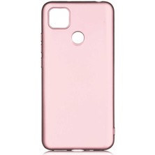 Xiaomi Redmi 10A Kılıf Nrtk Premier Silikon Kapak-Rose Gold