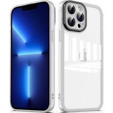 Apple iPhone 12 Pro Max Kılıf Kamera Korumalı Transparan Nrtk Post Kapak-Renksiz