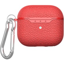 Airpods 4 Kılıf Uyumlu Nrtk Airbag 03 Silikon-Kırmızı