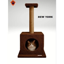 Catmozz New York Yuvalı Kedi Tırmalama Oyuncağı ve Evi