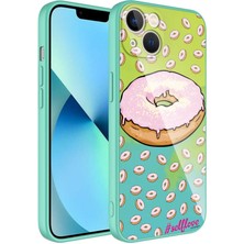 iPhone 13 Kılıf Kamera Korumalı Desenli Sert Silikon Nrtk Epoksi KAPAK-NO12