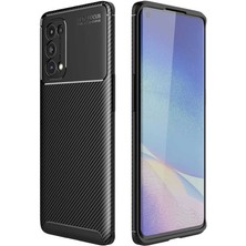 Oppo Reno 5 Pro 5g Kılıf Nrtk Negro Silikon Kapak-Siyah