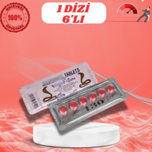 Aktar Global Kırmızı_6'lı COBRA_130_MG_HAP 130 Mg 6x1 Dizi(Toplam 6 Tablet Kullanım) Cobra_hap Kobrahap KIRMIZI_KOBRA_130MG Geciktiricili8 Geciktirme8 CIALIS130 Etkili_uzun_süre_kullanım