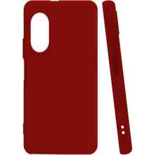 Huawei Nova 9 Se Kılıf Nrtk Biye Silikon-Kırmızı