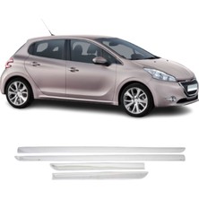 A&G Tuning Peugeot 208 Krom Yan Kapı Çıtası 2012-2019 Arası Paslanmaz Çelik