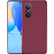 Huawei Nova 9 Se Kılıf Nrtk Premier Silikon Kapak-Mürdüm