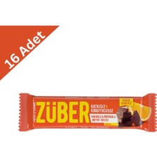 Züber Kakaolu ve Portakallı Meyve Bar 40 G x 16 Adet