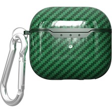 Airpods 4 Kılıf Uyumlu Nrtk Airbag 05 Silikon-Yeşil