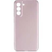 Galaxy S21 Fe Kılıf Nrtk Premier Silikon Kapak-Rose Gold