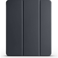 iPad Air 11 2025 M3 Nrtk Smart Cover Kalem Bölmeli Standlı 1-1 Kılıf - Siyah