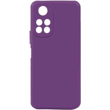 Infinix Infinix Note 11 Pro Kılıf Nrtk Biye Silikon-Mor