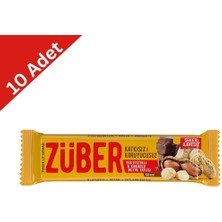 Züber Yer Fıstıklı-Kakaolu Meyve Bar 40 G x 10 Adet