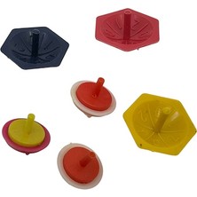 Aile Kileri Mini Fırdöndü Topaç 10LU Nostaljik (Stickerhediyeli)