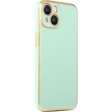 Apple iPhone 14 Kılıf Nrtk Bark Kapak-Açık Yeşil