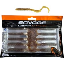Savage Gear Rib Worm 9cm 3gr Silikon Yem 10 Adet Motoroil