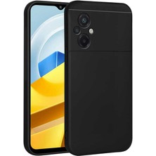 Xiaomi Poco M5 Kılıf Nrtk Premier Silikon Kapak-Siyah