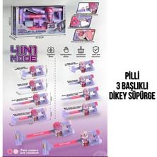 Pasifik Toys 096-17A Pilli Pembe Süpürge-Psf