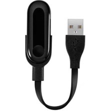 Siyah Xiaomi Mi Band 2 USB Şarj Kablosu