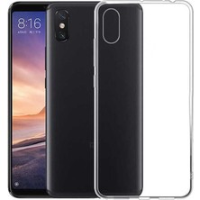 Xiaomi Mi 8 Kılıf Nrtk Süper Silikon Kapak-Renksiz