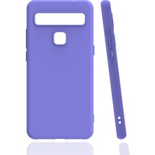 Tcl 10L Kılıf Nrtk Biye Silikon-Lila