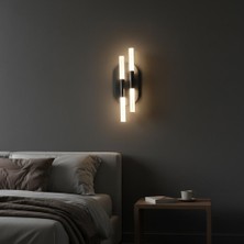 Elizim Home Lighting Linea 2 Ledli Siyah Şarjlı Aplik