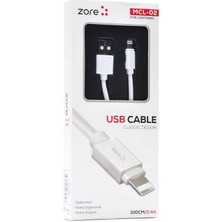 Beyaz Mcl-02 Lightning USB Kablo