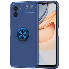 Vivo Y15S Kılıf Nrtk Ravel Silikon Kapak-Mavi