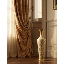 Elips Hediyelik Sedef&metal Dekoratif Vazo 65 cm