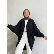 Foremia Yarasa Kol Hırka-Siyah -