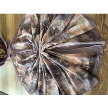 Çiçek Desenli Bambu Kraş Şal