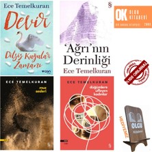 Muz Sesleri - Ağrı'nın Derinliği - Devir - Düğümlere Üfleyen Kadınlar - Ece Temelkuran 4 Kitap Set