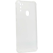Galaxy M21 Kılıf Nrtk Kamera Korumalı Nitro Anti Shock Silikon-Renksiz