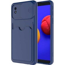 Galaxy A01 Core Kılıf ​nrtk Kartix Kapak-Lacivert