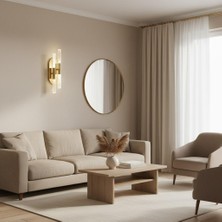 Elizim Home Lighting Linea 2 Ledli Gold Şarjlı Aplik