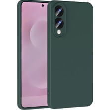 Galaxy S25 Edge Kılıf Nrtk Mara Lansman Kapak - Koyu Yeşil