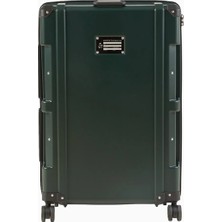 Harper Collective Ghost Yeşil Büyük Boy Hafif ve Dayanıklı Valiz