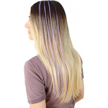 Handmade Renkli Fiber Keratin Kaynak Saç 100 Adet Takma Aparatı Hediyeli