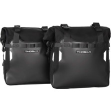 Thoska Ax 37 V4 R1300GS Uyumlu Yan Çanta Seti Siyah