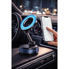 Syn Aksesuar 360° Dönebilen Güçlü Vakumlu Telefon Sabitleyici-Araç ve Masa Için Manyetik Telefon Standı