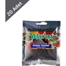 Yeşilyurt Haşhaş Tohumu 40 G x 20 Adet