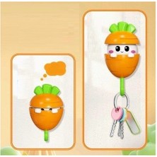 Tafce Havuç Tasarımlı Otomatik Açılan Yapışkanlı Askı