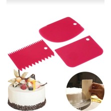 Tafce Pasta Hamur Düzeltici Kesici, Hamur Kazıyıcı, Hamur Kesici Kazıyıcı Dekoratör Set