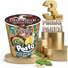 Dudomi Bardak Kremalı Pesto Soslu 3X80 gr
