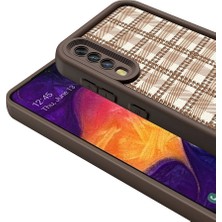 Galaxy A70 Kılıf Kamera Korumalı Baskılı Arka Yüzey Nrtk Klas Kapak-Siyah