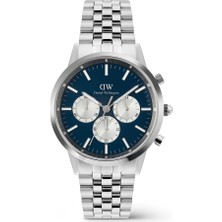 Daniel Wellington Iconic 42 Chronograph Arch 5-Link Arctic Panda S DW00600874 Kol Saati