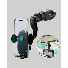 OEMTR Araç Içi Dikiz Aynası Telefon Tutucu Katlanabilir ve Çok Fonksiyonlu