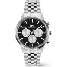 Daniel Wellington Iconic 42 Chronograph Arch 5-Link Onyx Panda S DW00600873 Kol Saati