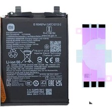 Yedcom Xiaomi Redmi Note 13 Pro BM5V Batarya Pil Telefon Batarayası Pil Bandı Beraber