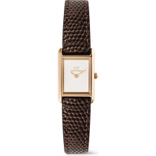 Daniel Wellington Bound Mini Dark Brown Lizard White Rose G DW00600908 Kol Saati